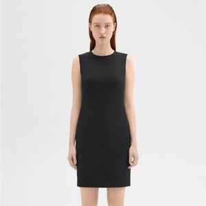 Sleeveless Fitted Dress in Good Wool in XS